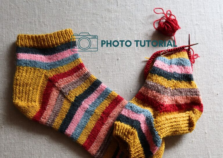 How to Knit Jogless Colour Stripes – Photo Tutorial